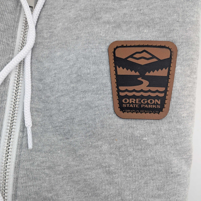 Oregon State Parks Zip Hoodie "100 years" Carson Ellis x Aaron Draplin | Patchmarks Oregon State