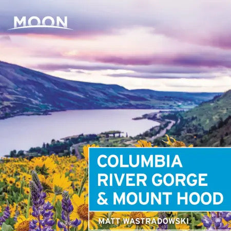 Moon, Columbia River Gorge & Mount Hood, by Matt Wastradowski - Autographed Copy | Patchmarks