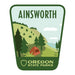 Ainsworth, 3.25” Weatherproof Sticker | Patchmarks Oregon State Parks