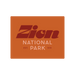 Zion National Park Type Sticker | Patchmarks Oregon State Parks