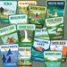 Oregon State Parks Sticker Set, 80 pc | Patchmarks Oregon State Parks