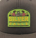 1 of 1, Silver Falls Brown/Khaki Trucker w/ Bugs Embroidered Patch | Patchmarks Oregon State Parks