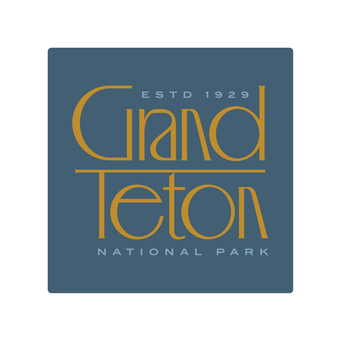 Grand Teton National Park Type Sticker | Patchmarks Oregon State Parks