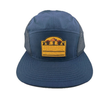 1 of 1, Silver Falls 5-Panel Trucker w/ Mushroom Embroidered Patch | Patchmarks Oregon State Parks