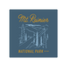 Mount Rainier National Park Type Sticker | Patchmarks Oregon State Parks