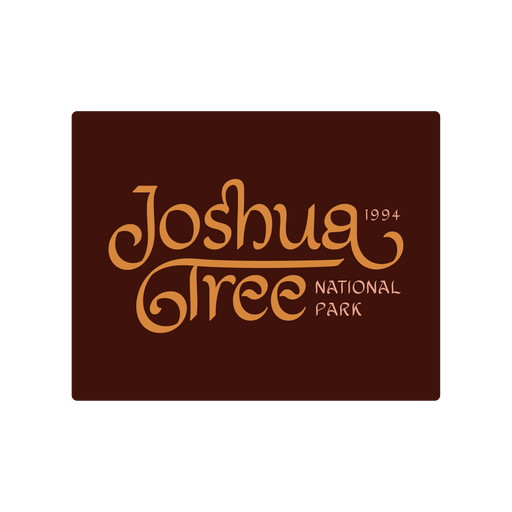 Joshua Tree Park Type Sticker | Patchmarks Oregon State Parks