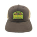 1 of 1, Silver Falls Brown/Khaki Trucker w/ Bugs Embroidered Patch | Patchmarks Oregon State Parks