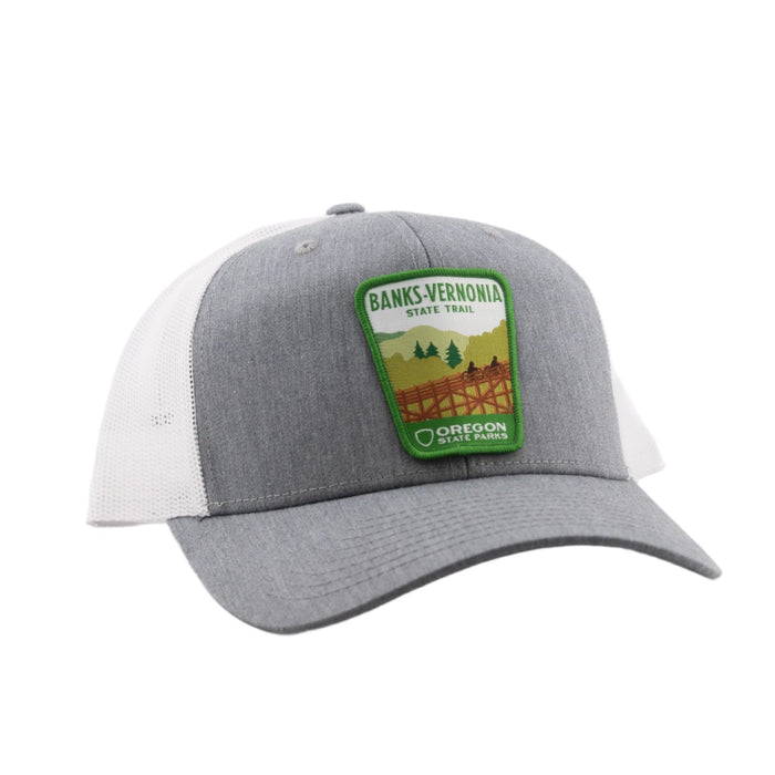 Banks-Vernonia Trail Trucker Hat | Patchmarks Oregon State Parks