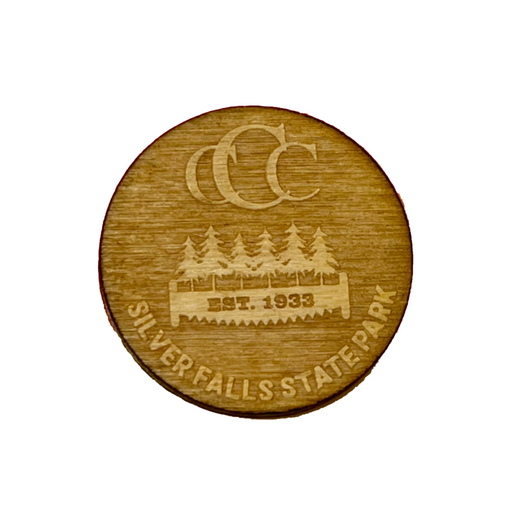 CCC Wood Pin | Patchmarks Oregon State Parks