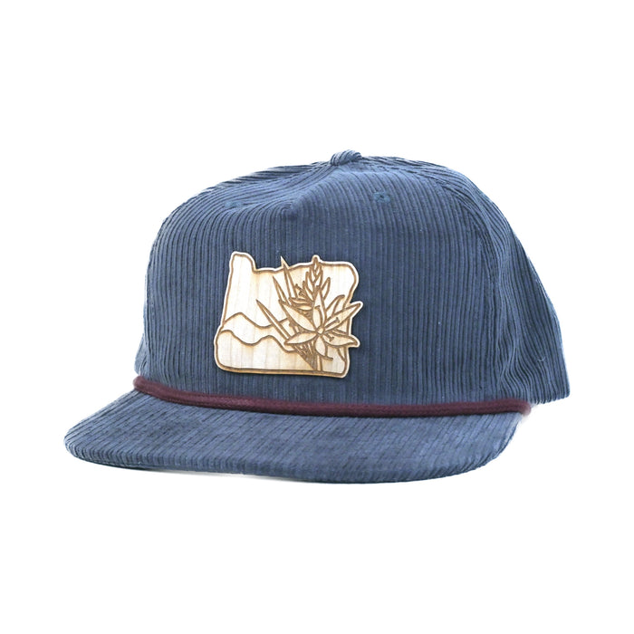 Camas Lily - Wood Patch Cord Hat | Patchmarks Oregon State Parks