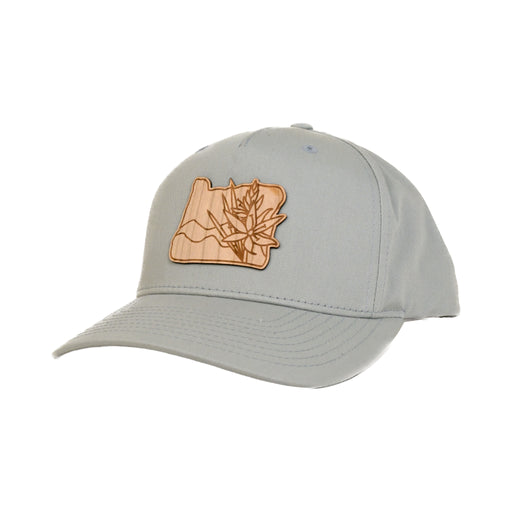 Camas Lily - Wood Patch Snapback Hat | Patchmarks Oregon State Parks