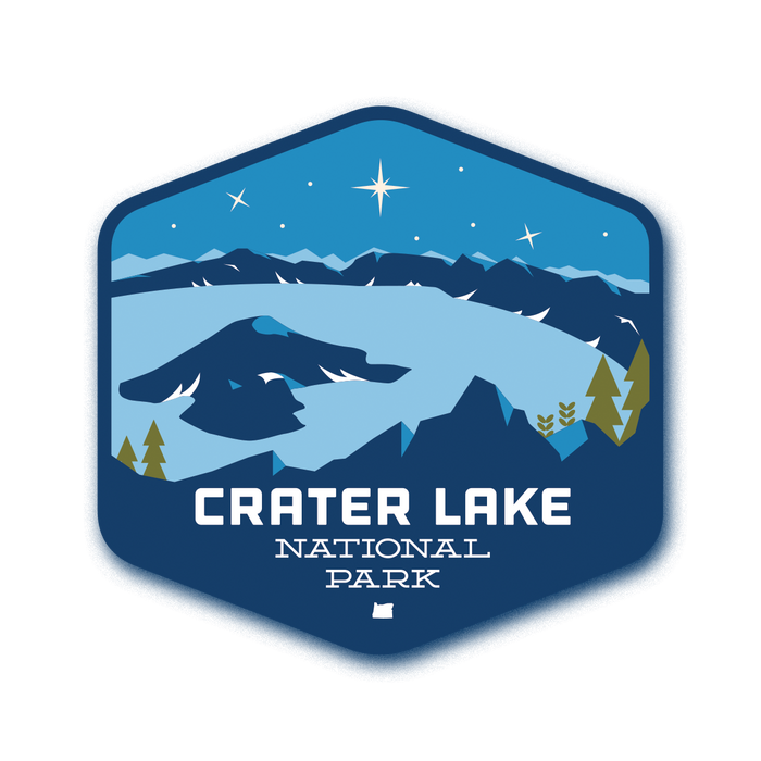 Crater Lake National Park Sticker | Patchmarks Oregon State Parks