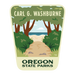 Carl G Washburn, 3.25” Weatherproof Sticker | Patchmarks Oregon State Parks