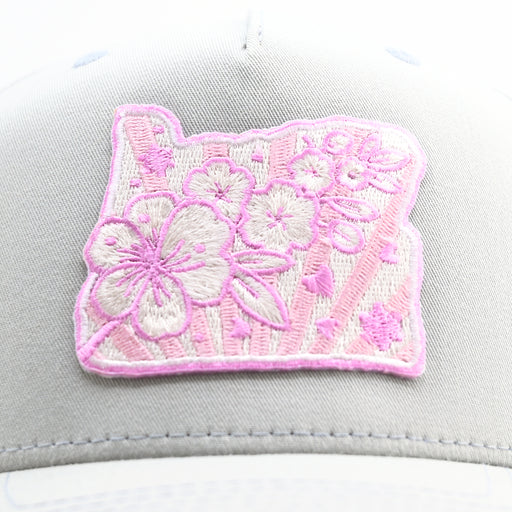 Cherry Blossom Snapback Hat | Patchmarks Oregon State Parks