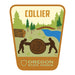 Collier, 3.25” Weatherproof Sticker | Patchmarks Oregon State Parks
