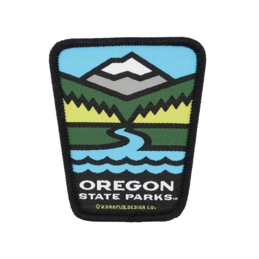 Oregon State Parks x Draplin Design Co, 2.5" Iron-on Patch | Patchmarks Oregon State Parks