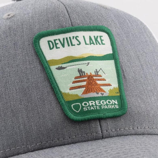 Devil's Lake Trucker Hat | Patchmarks Oregon State Parks