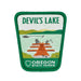 Devils Lake,  2.5" Iron-on Patch | Patchmarks Oregon State Parks