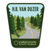 H.B. Van Duzer, 3.25” Weatherproof Sticker | Patchmarks Oregon State Parks
