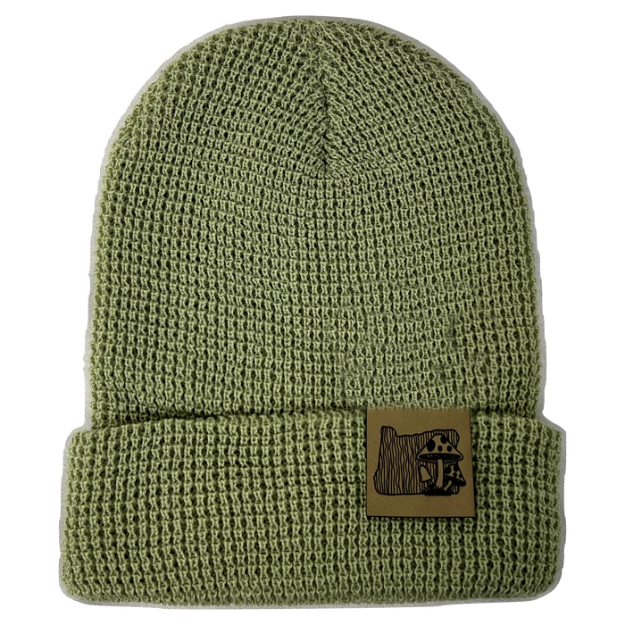 Mushroom Beanie | Patchmarks Oregon State Parks