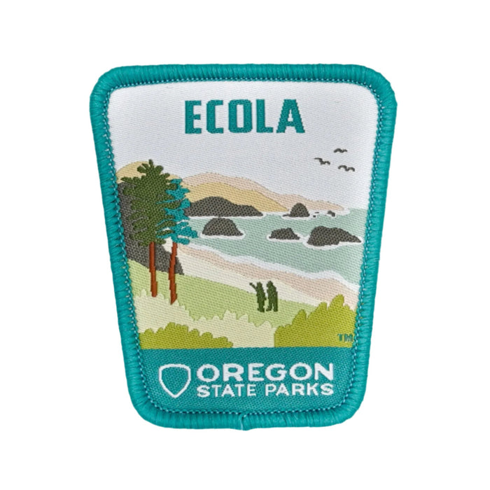 Ecola, 2.5" Iron-on Patch | Patchmarks Oregon State Parks