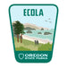Ecola, 3.25” Weatherproof Sticker | Patchmarks Oregon State Parks