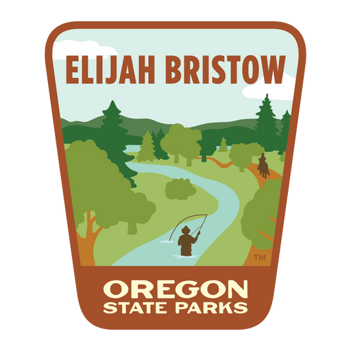 Elijah Bristow State Park, 3.25” Weatherproof Sticker | Patchmarks Oregon State Parks