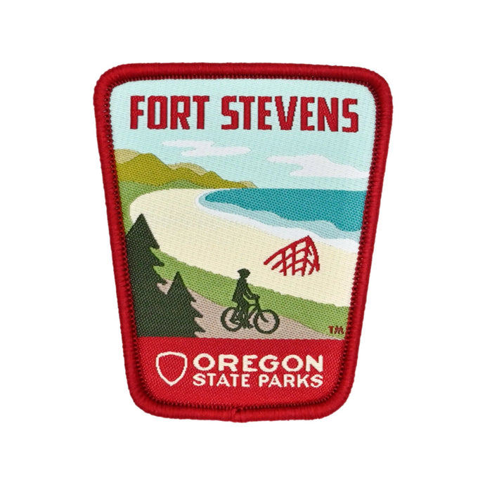 Fort Stevens, 2.5" Iron-on Patch | Patchmarks Oregon State Parks