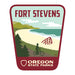 Fort Stevens, 3.25” Weatherproof Sticker | Patchmarks Oregon State Parks