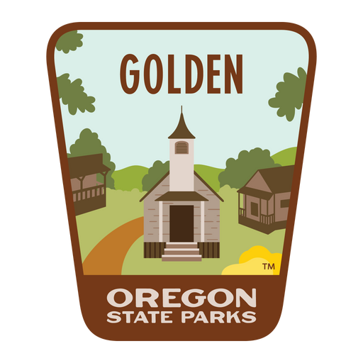 Golden State Heritage Site, 3.25” Weatherproof Sticker | Patchmarks Oregon State Parks