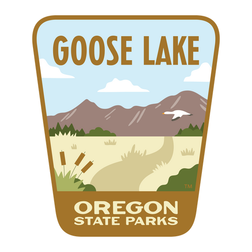 Goose Lake State Recreation Area, 3.25” Weatherproof Sticker | Patchmarks Oregon State Parks