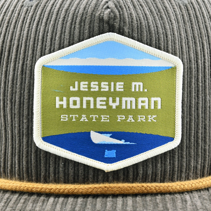 Jessie Honeyman Corduroy Hat | Patchmarks Oregon State Parks