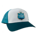 Oregon Coast Logo - Teal Trucker Hat | Patchmarks Oregon State Parks