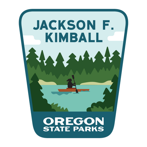 Jackson F. Kimball, 3.25” Weatherproof Sticker | Patchmarks Oregon State Parks