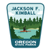 Jackson F. Kimball, 3.25” Weatherproof Sticker | Patchmarks Oregon State Parks