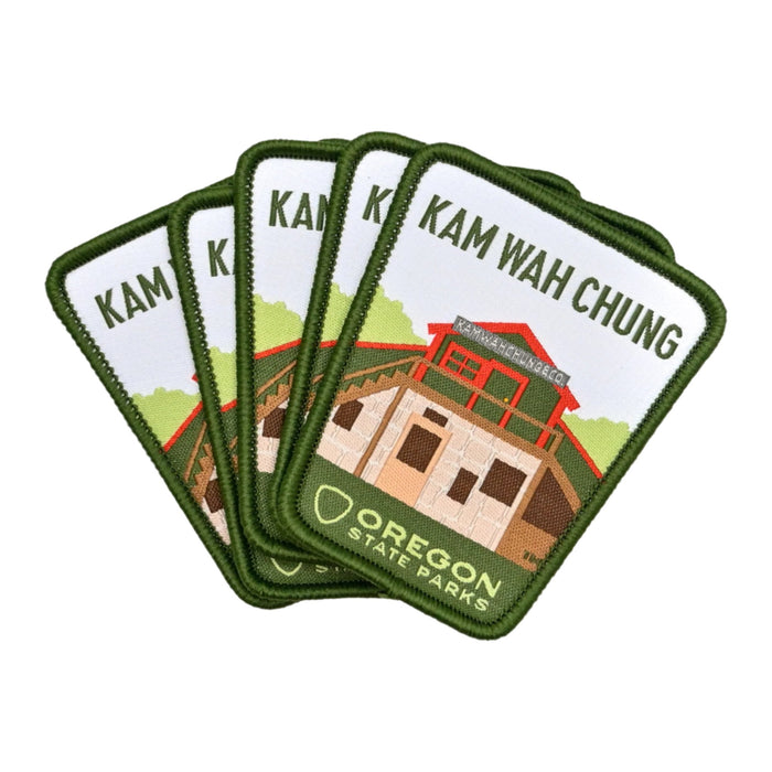 Kam Wah Chung, 2.5" Iron-on Patch | Patchmarks Oregon State Parks