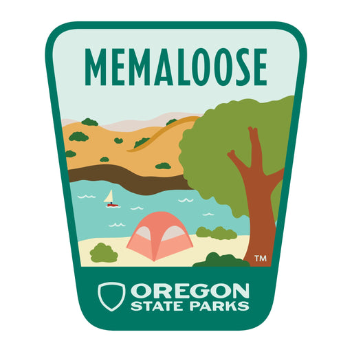 Memaloose, 3.25” Weatherproof Sticker | Patchmarks Oregon State Parks