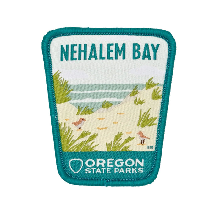 Nehalem Bay, 2.5" Iron-on Patch | Patchmarks Oregon State Parks