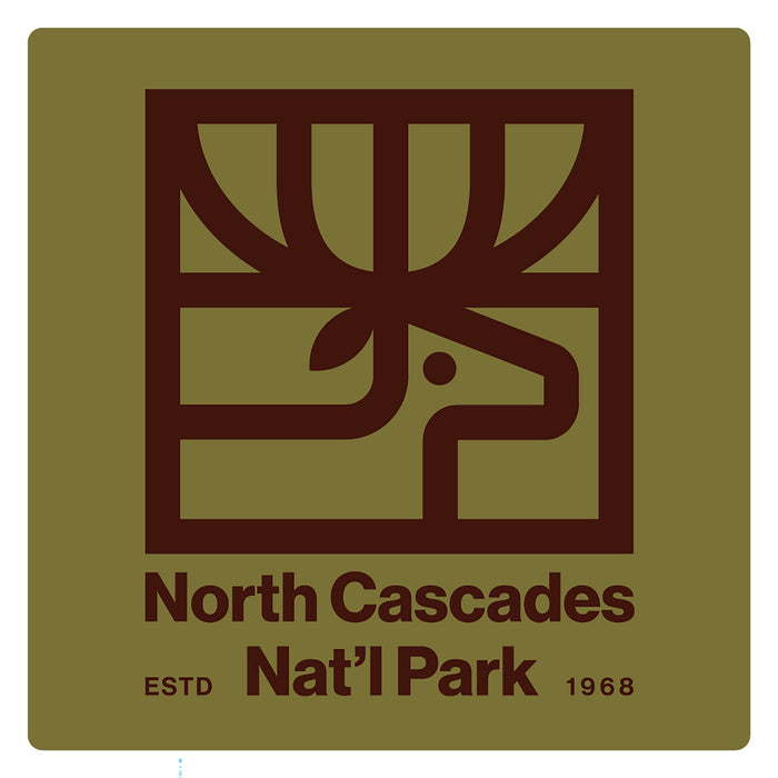 North Cascades National Park Sticker | Patchmarks Oregon State Parks