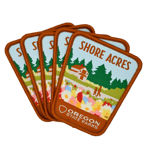 Shore Acres,  2.5" Iron-on Patch | Patchmarks Oregon State Parks