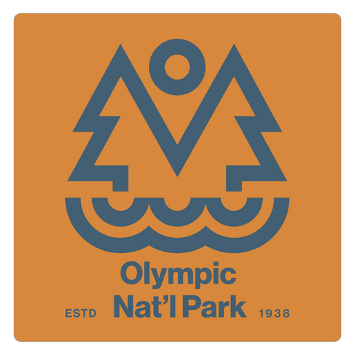 Olympic National Park Sticker | Patchmarks Oregon State Parks