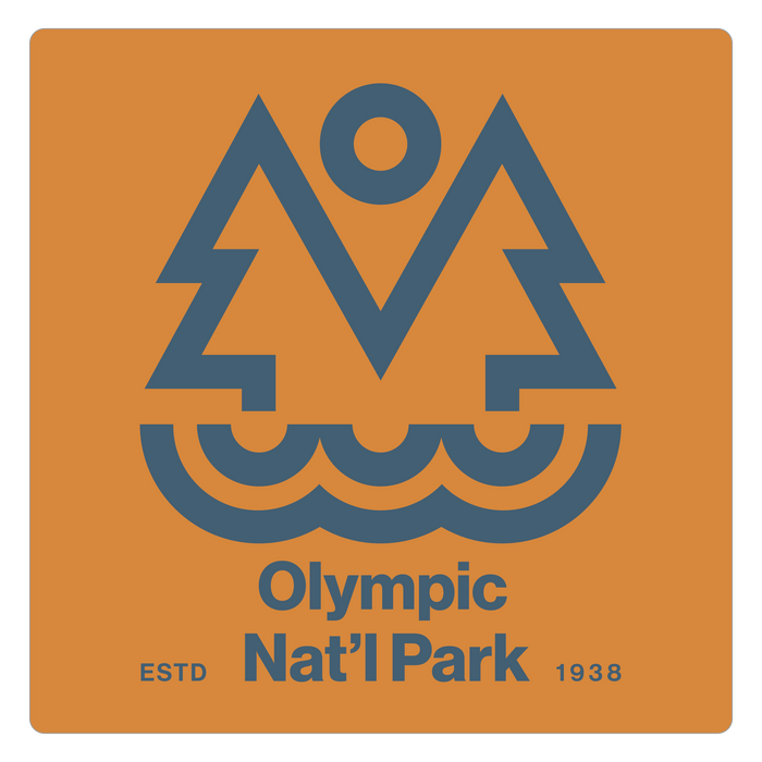 Olympic National Park Sticker | Patchmarks Oregon State Parks