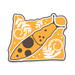 *NEW* Banana Slug - 3.5" Vinyl Sticker | Patchmarks Oregon State Parks