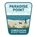 Paradise Point, 3.25” Weatherproof Sticker | Patchmarks Oregon State Parks