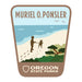 Muriel O. Ponsler, 3.25” Weatherproof Sticker | Patchmarks Oregon State Parks
