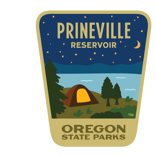 Prineville, 3.25” Weatherproof Sticker | Patchmarks Oregon State Parks