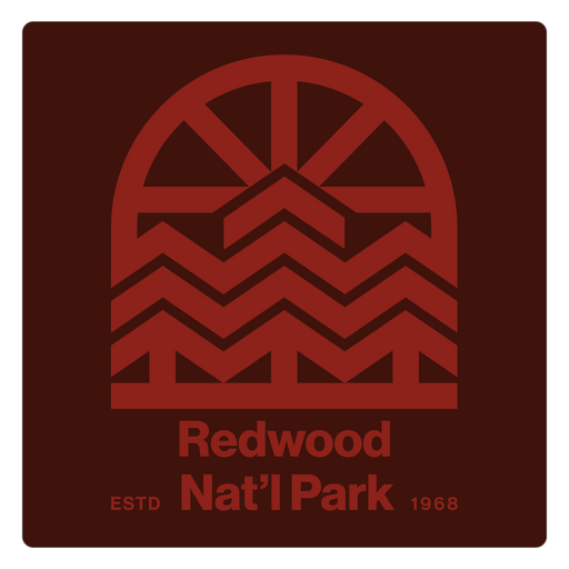 Redwood National Park Sticker | Patchmarks Oregon State Parks