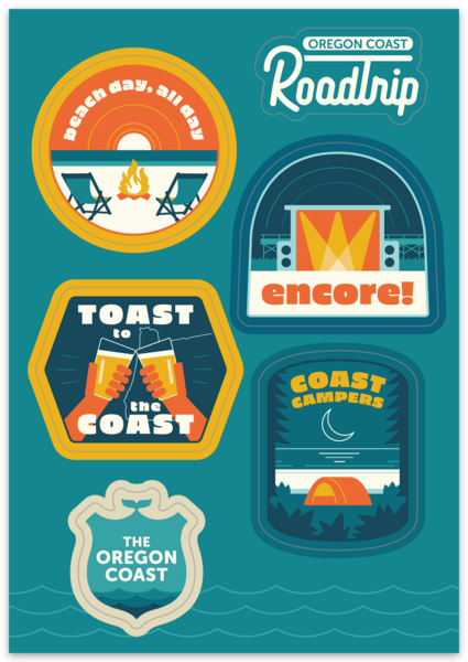 Oregon Coast RoadTrip Book & Badges | Patchmarks Oregon State Parks