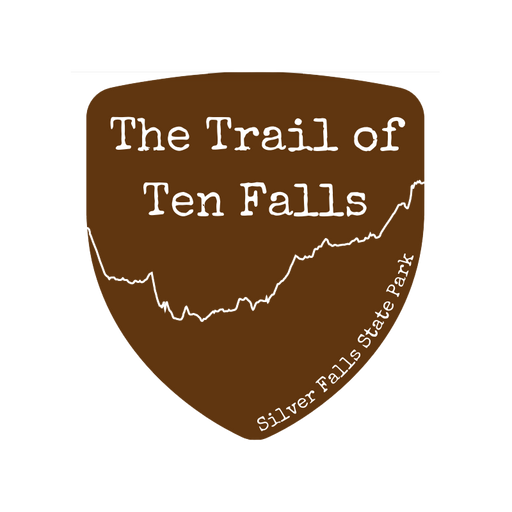 Trail of 10 Falls - Enamel Pin | Patchmarks Oregon State Parks