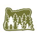 Evergreens - 3.5" Vinyl Sticker | Patchmarks Oregon State Parks